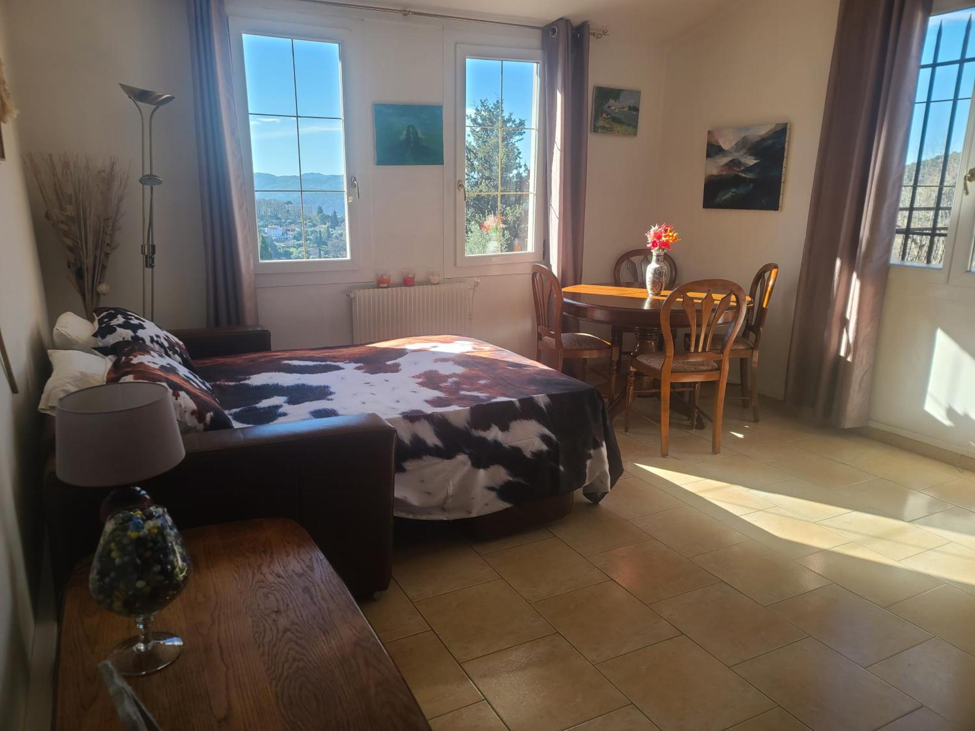 De 1 A 6 Avec Terrasse Solarium, Vue Panoramique Et Parking Gratuit Leilighet Grasse Eksteriør bilde