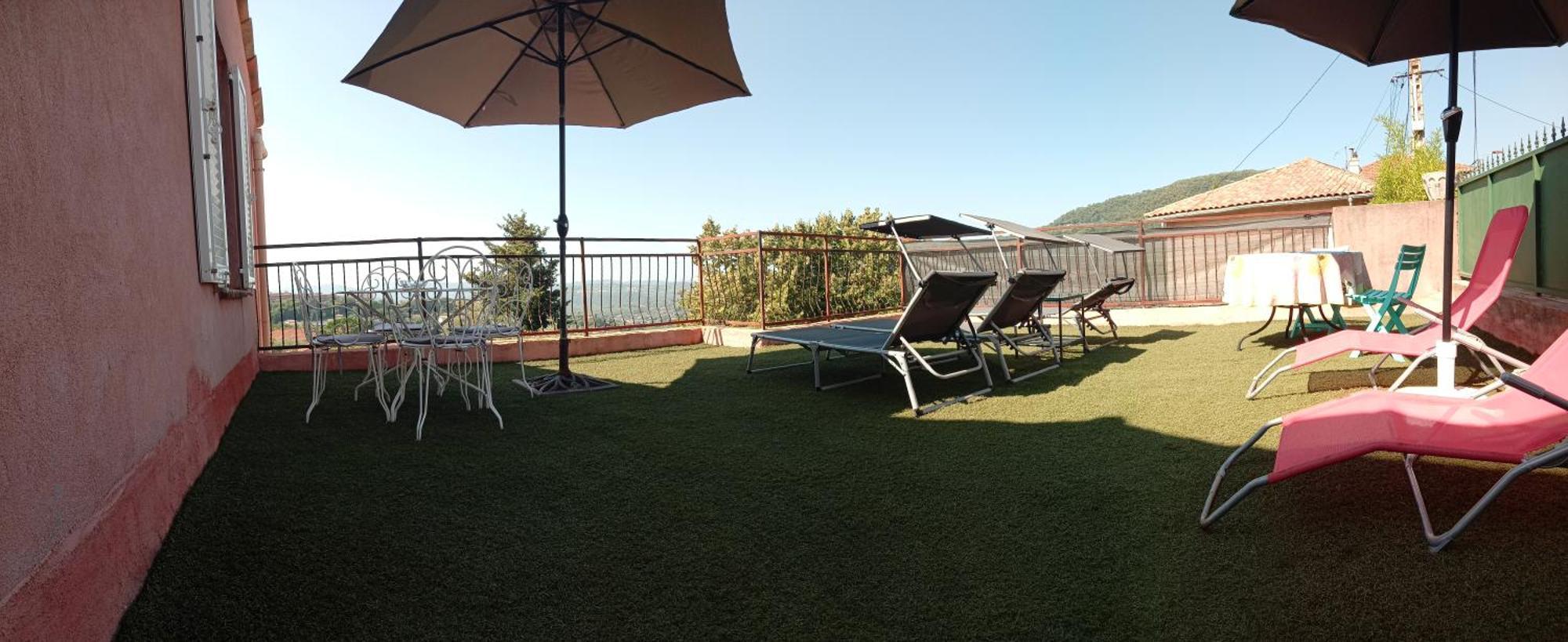 De 1 A 6 Avec Terrasse Solarium, Vue Panoramique Et Parking Gratuit Leilighet Grasse Eksteriør bilde